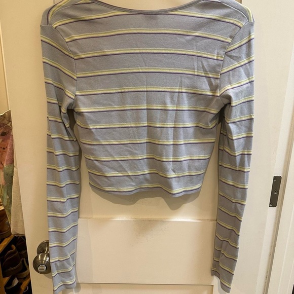 uo stripe cami & cardigan sweater set - Picture 4 of 7